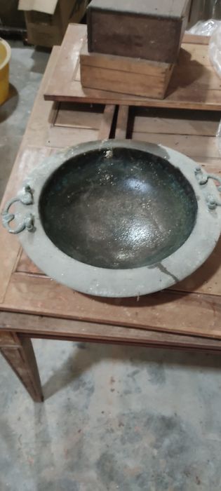 Peça decorativa vintage em ferro