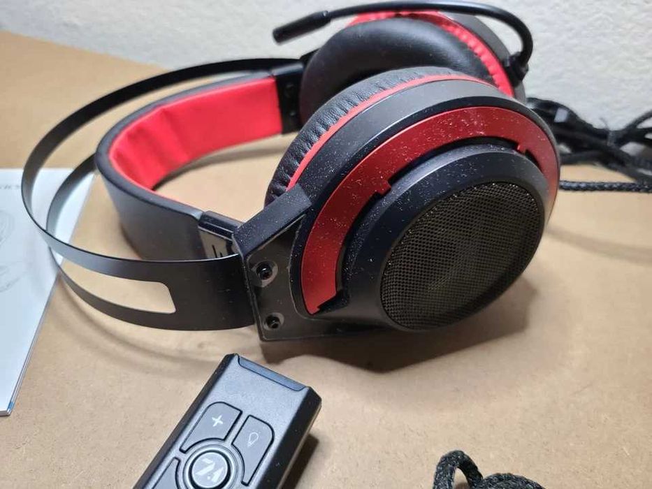Гарнітура Vankyo CM7000 Commander Gaming Headset - Black/Red