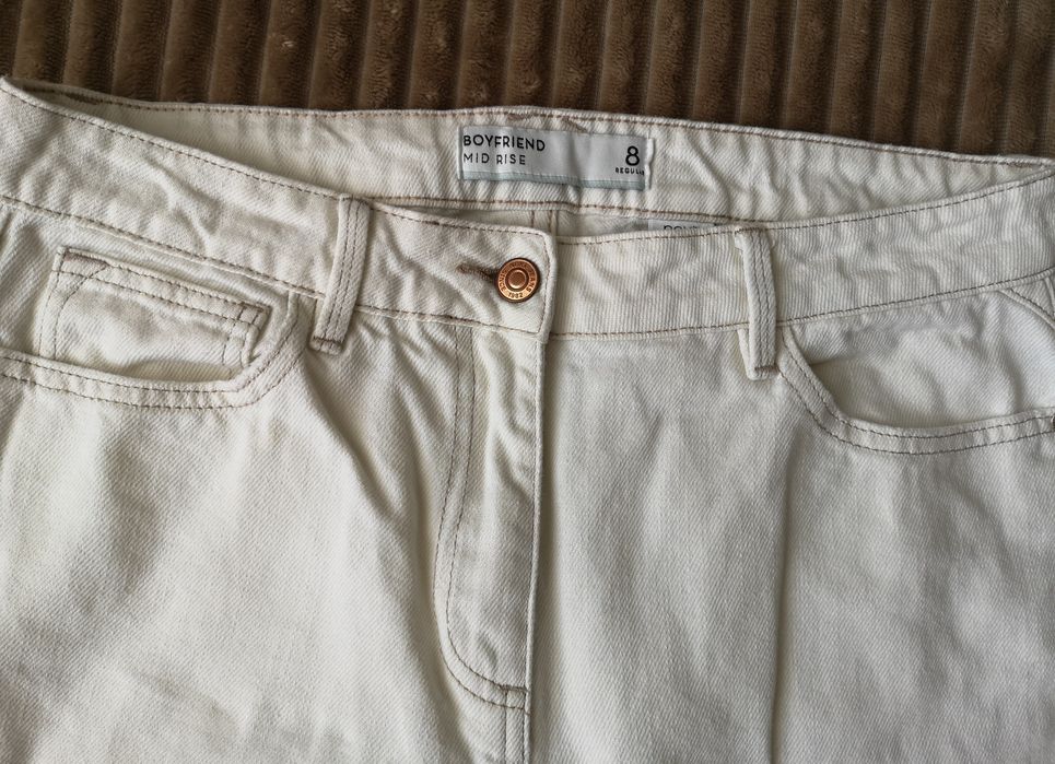 Джинси бойфренди білі Next 8р