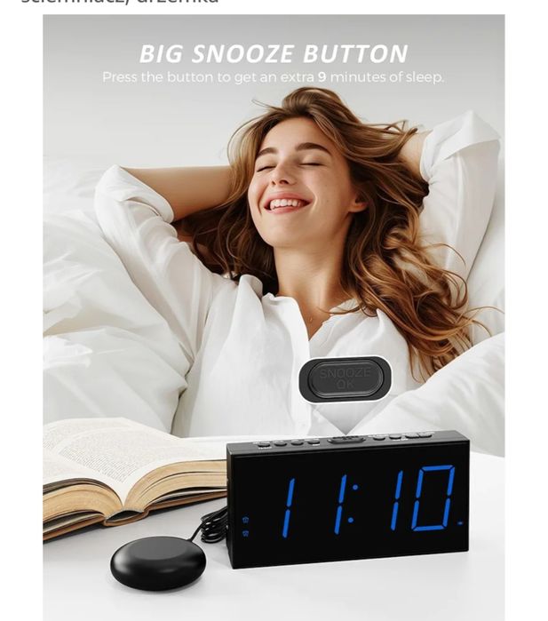 Główny budzik z wibracja