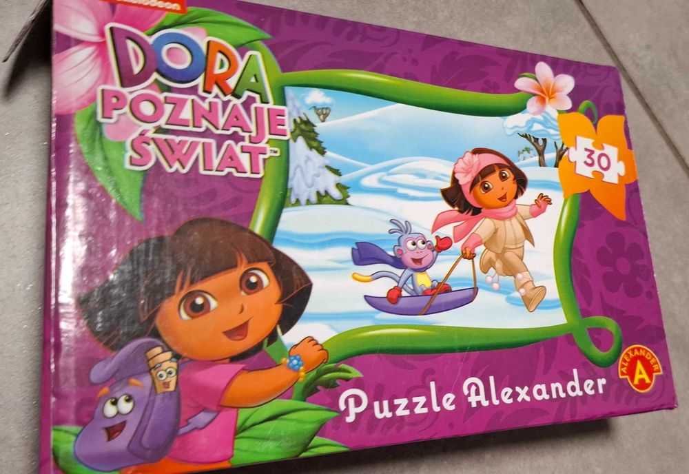 Puzzle Dora poznaje świat, 30 elementów, (puzzle Alexander) wiek 4+