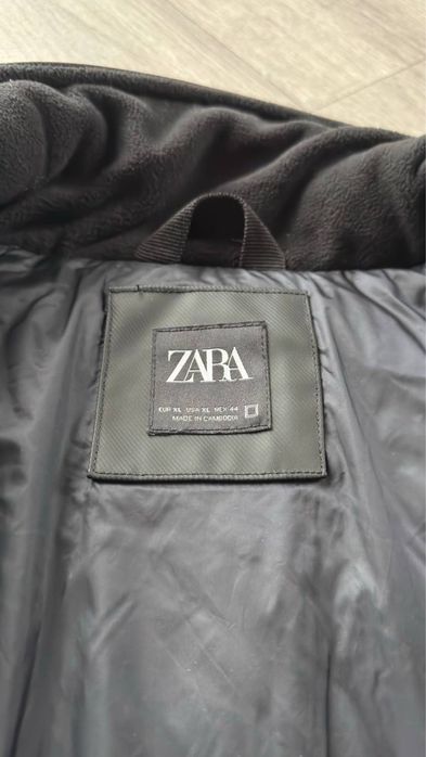 Zara leather jacket, puffer, bomber