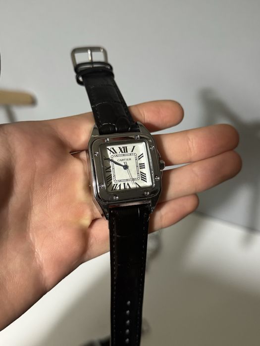 Zegarek cartier skórzany