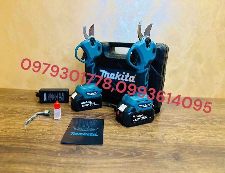 Аккумуляторный секатор Makita DMT50 36V-8A Акумуляторний сікатор