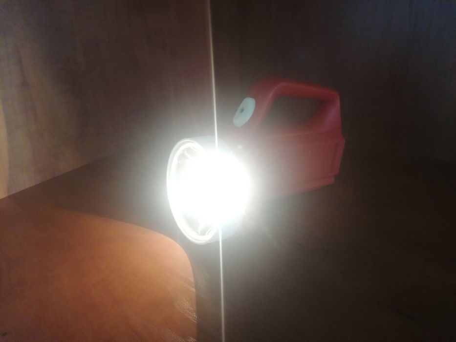 Latarka PRL czerwona Elektron
