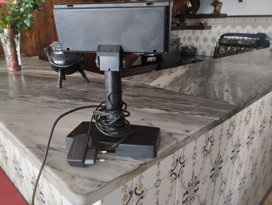 Visor para máquina registadora