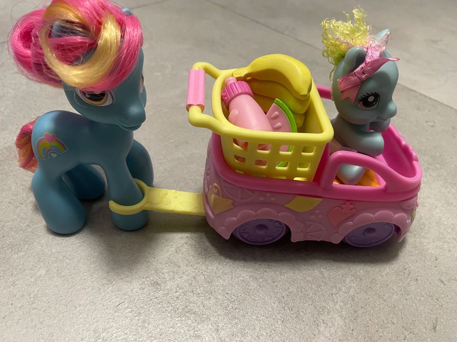 Kompletny zestaw My Little Pony „mała Dash z mamą na zakupach”, Hasbro