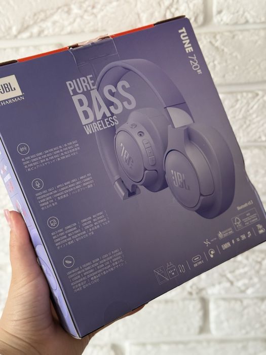 Навушники JBL Tune 720BT Purple Фіолетові
