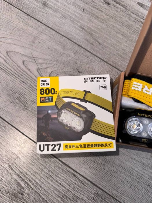 налобный фонарь  nitecore ut27 mct