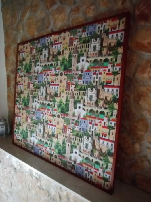 Quadro alusivo a festa dos TABULEIROS