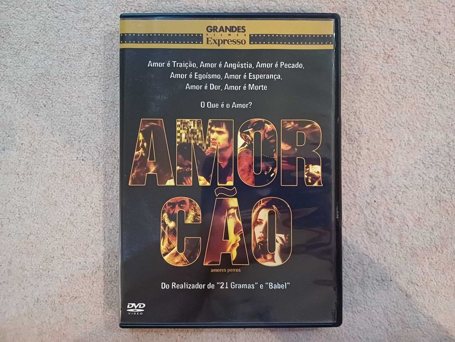 DVD- Amor Cão, de Alejandro G Iñárritu, c Emilio Echevarría, GG Bernal