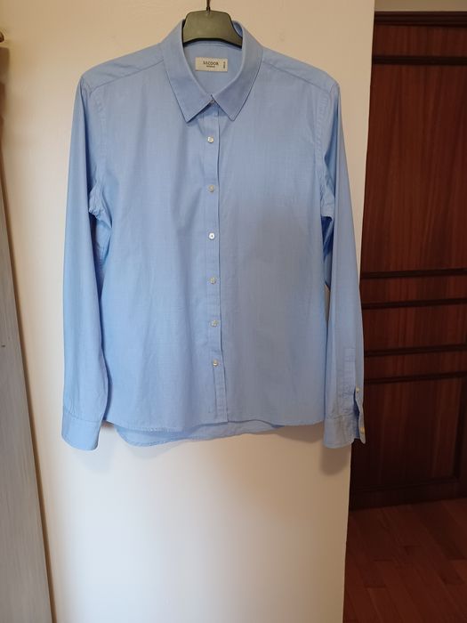 Blue T-shirt, Used 1 or 2 Times, Size L, Brand Sacoor