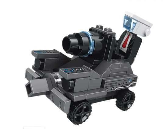 POPULARNE Camera Man Skibidi Toilet Lego klocki toaleta kibel NOWE