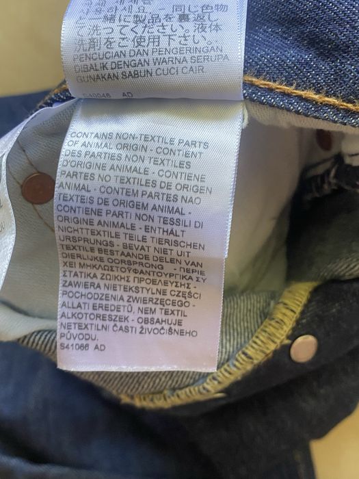Джинси Levi's 501 Original Fit синього кольору W31 L34