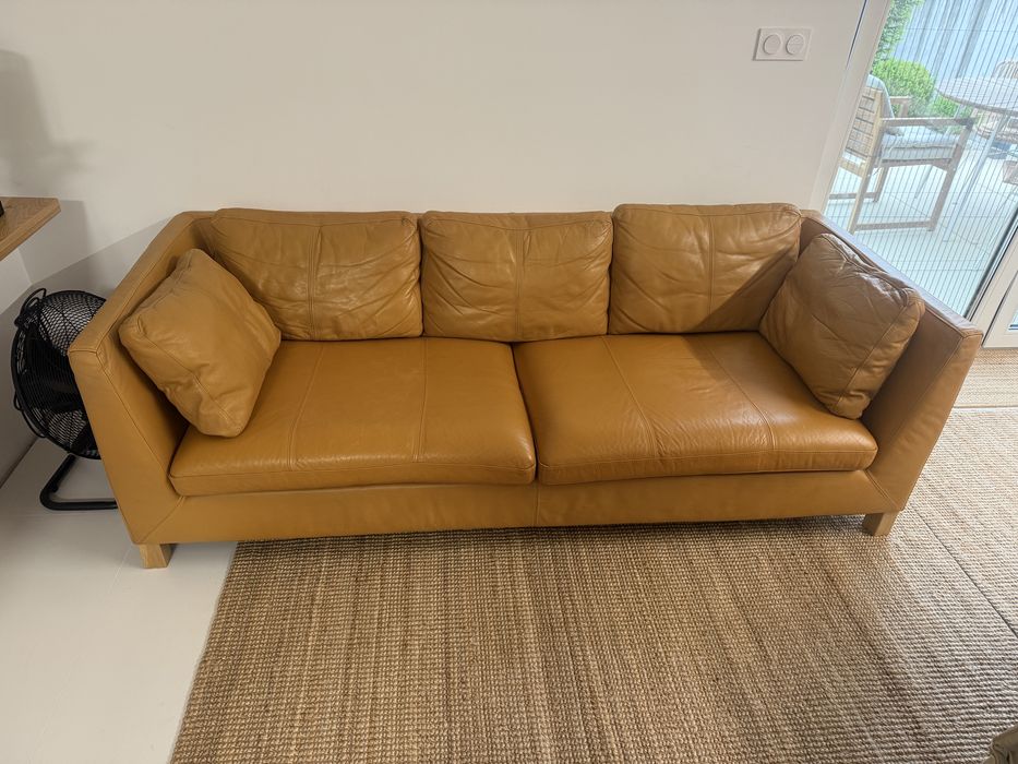 NOWA CENA! Sofa Stockholm Ikea 100% skora