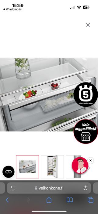 Lodówka husqvarna nowa