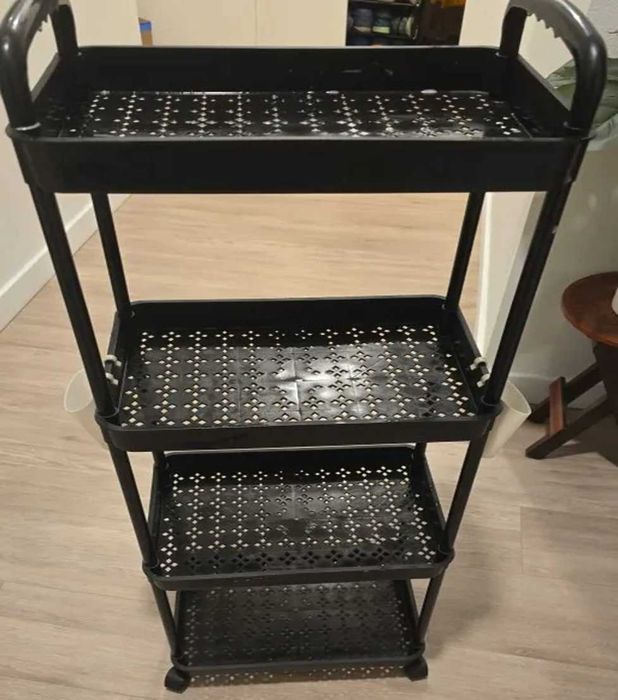 Многофункциональная тележка с полками на колёсах – бытовой органайзер