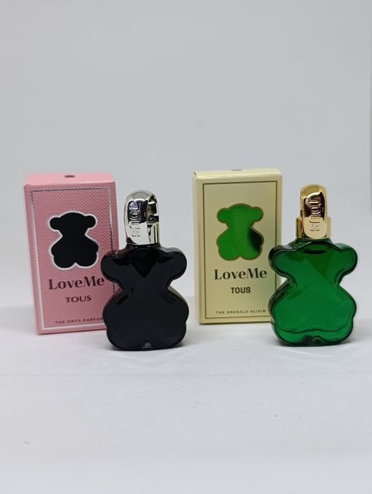 Zestaw perfum Tous LoveMe Onyx i Emerald Elixir miniatury