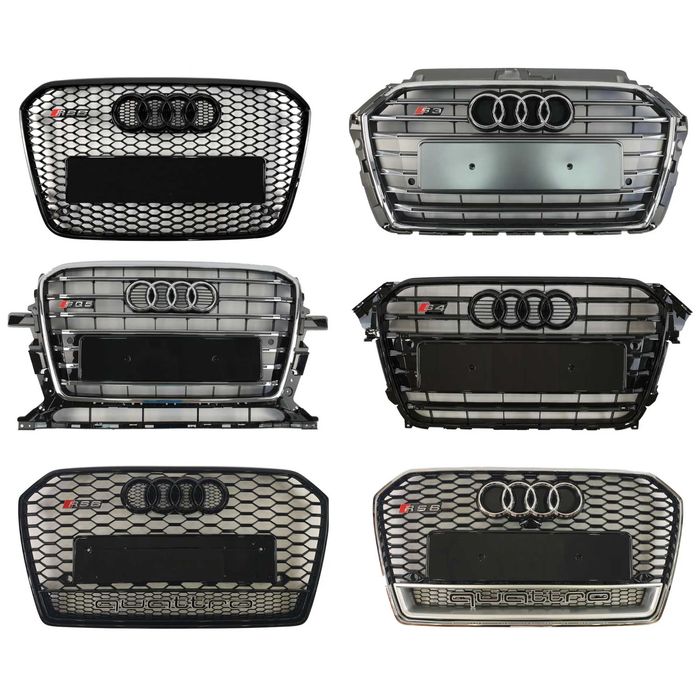 РОЗПРОДАЖ решотка audi a1a3a4a5a6a7a8q3q5q7q8 решітка радіатора ауді