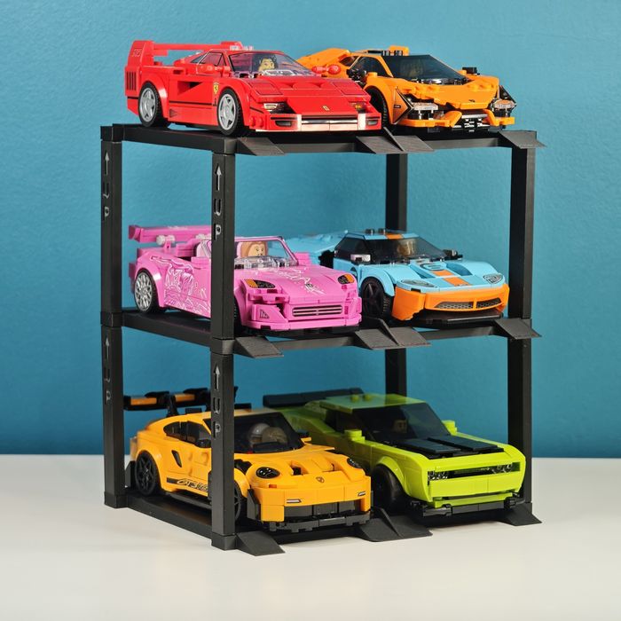 Modułowy Garaż na 6 samochodów LEGO Speed Champions