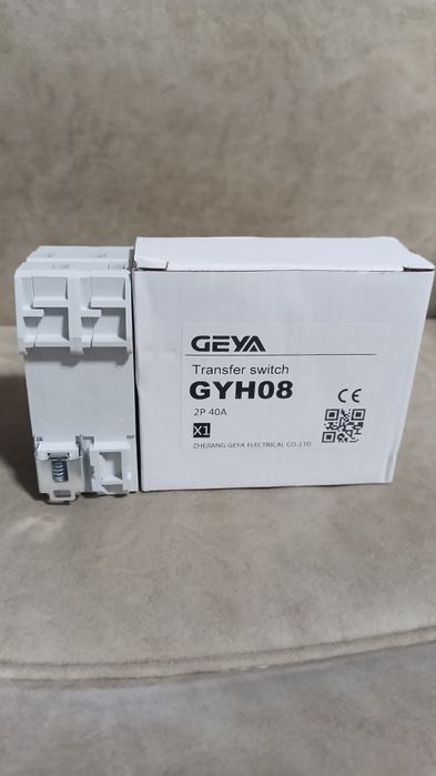 АВР 2Р 40А Перемикач напруги І-0-ІІ трипозиційний перемикач мереж