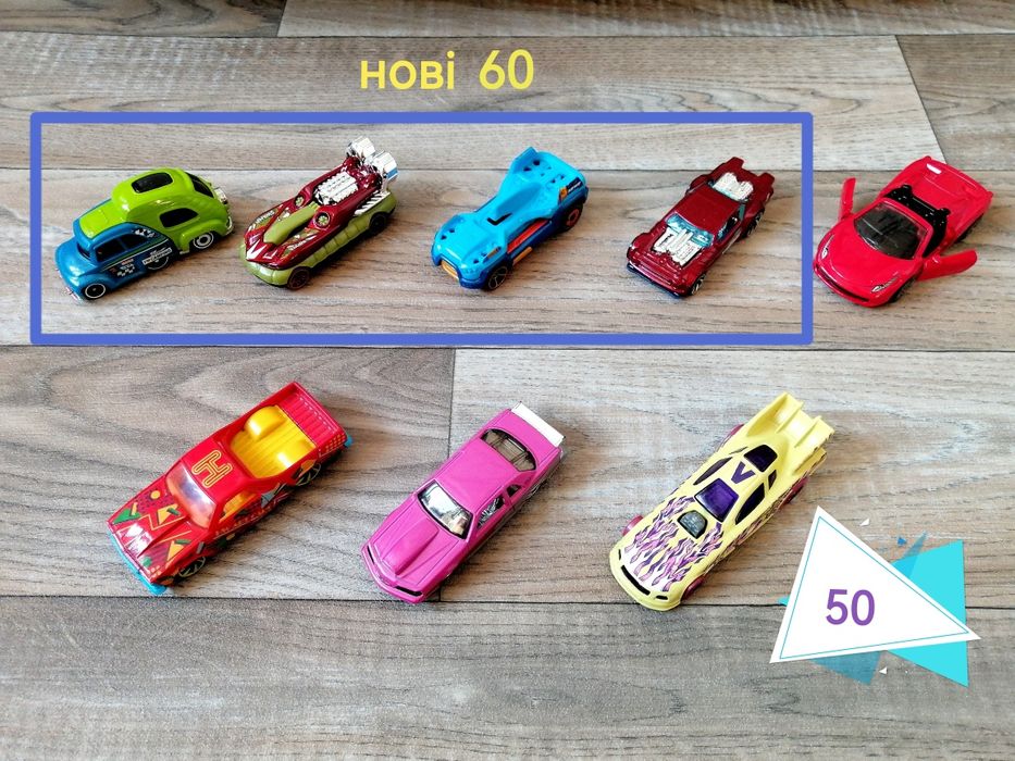 Hot wheels, Matchbox металеві машинки
