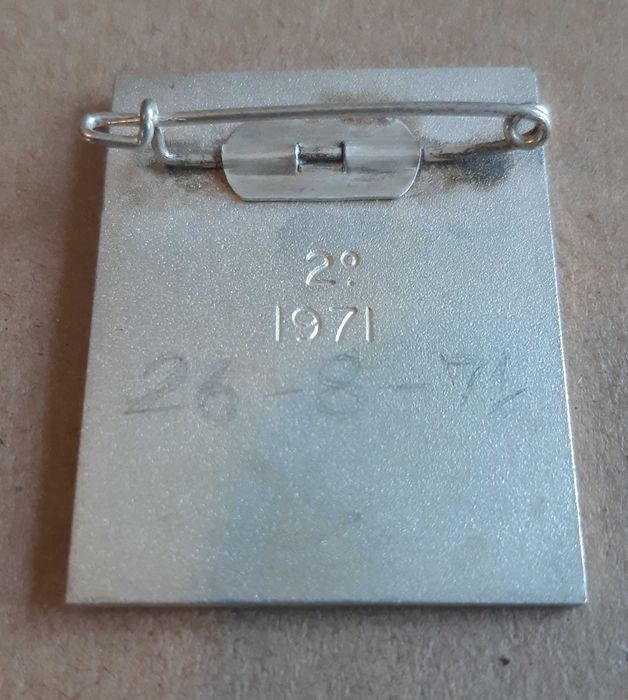 Medalha Antiga 1971 - Natação 2° Classificado