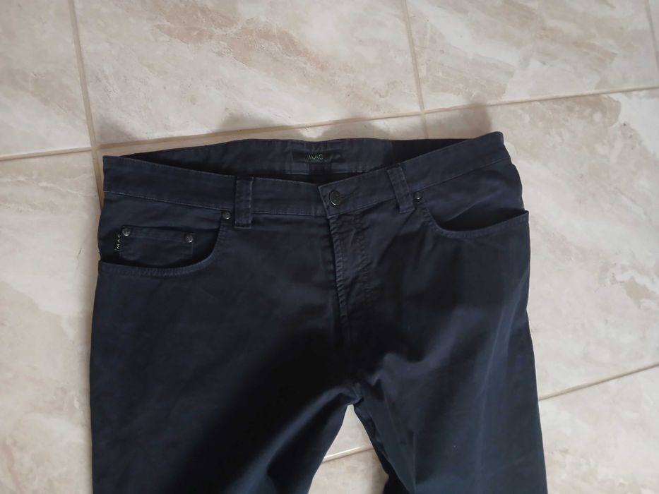 Mac czarne jeans 40/34 pas:2x50-53cm igła