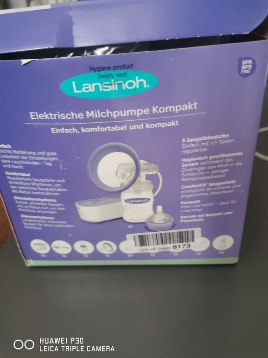 Laktator elektryczny Lansinoh.