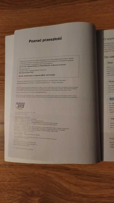 Poznać przeszłość 4 zakres podstawowy Nowa Era