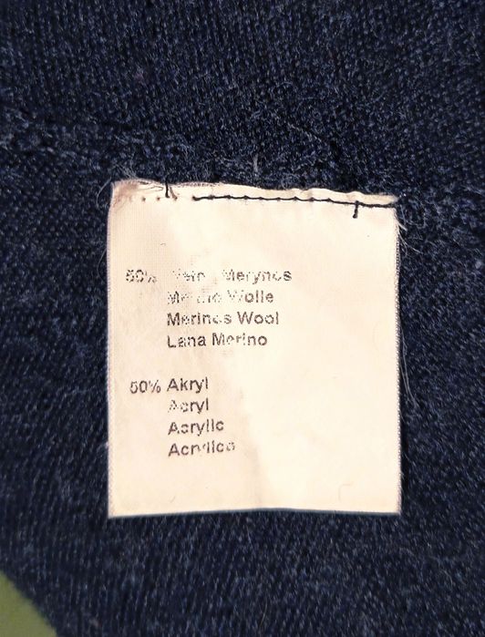 personne  Niemiecki męski sweter golfem, 50% Merino, Rozmiar L/XL