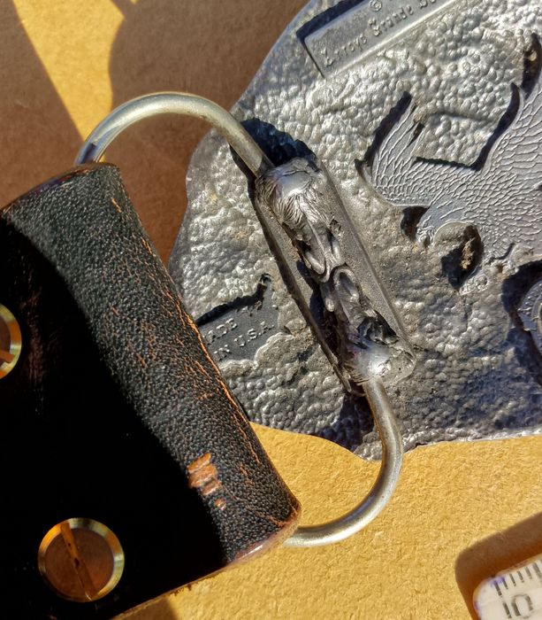 Вінтажна пряжка Arroyo Grande Buckle Co. «Орел», США, 1989 р. (AG 33),сплав: п'ютер. 1000 грн.
