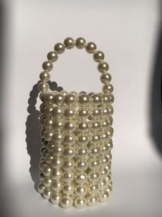 Жемчужная сумка | pearl bag |сумка из бусин| подарок на 8 марта