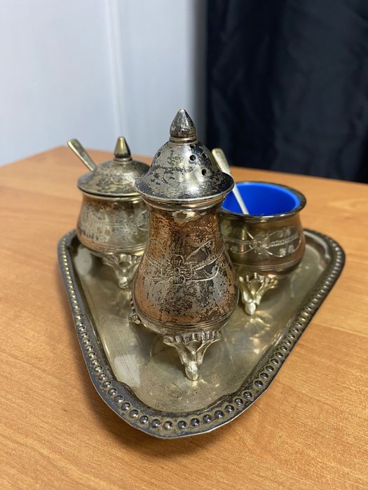 Набор посеребренный для специй E.P.N.S Англия