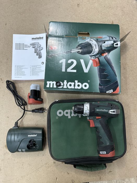 Шуруповерт Metabo PowerMaxx Bs 12v 2.0Аh