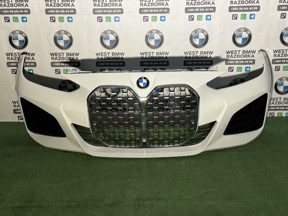 Бампер пережній BMW G26 I4 M Pack Решітка Парктроник Панель Радіатор