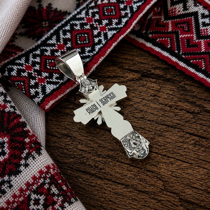 Масивний срібний ПРОМЕНІ хрестик 32.2 грама