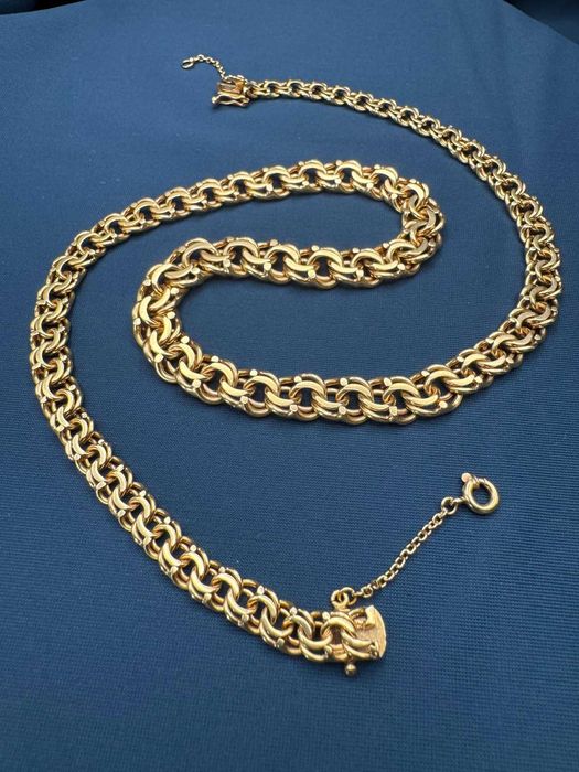 Fio de ouro 18kl - 44,6g - 43cm