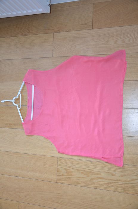 100% silk jedwab bluzka koral 44/46