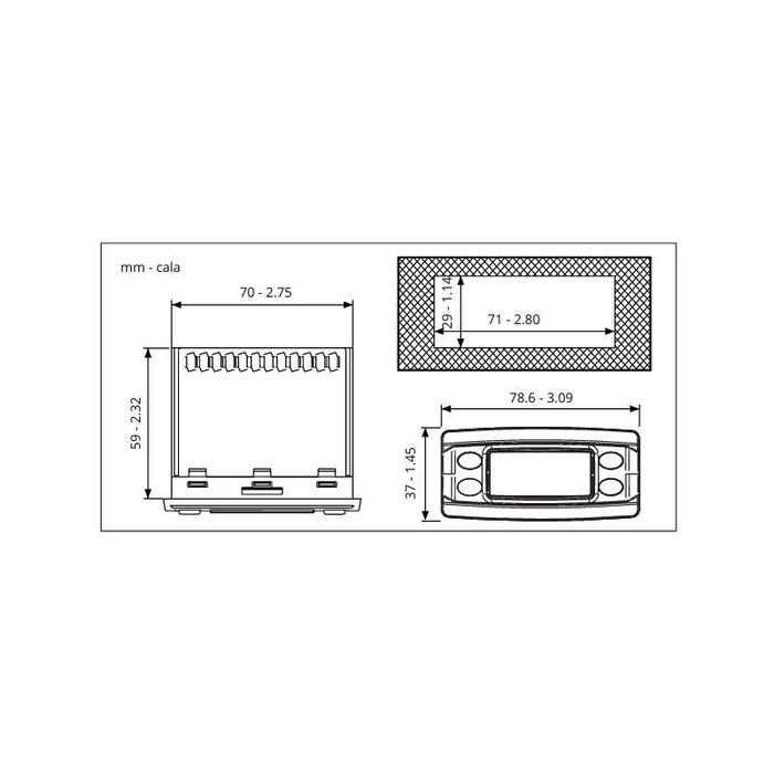 Zamiennik sterownika IDE974 NTC/PTC 230V [IDEPlus 974]