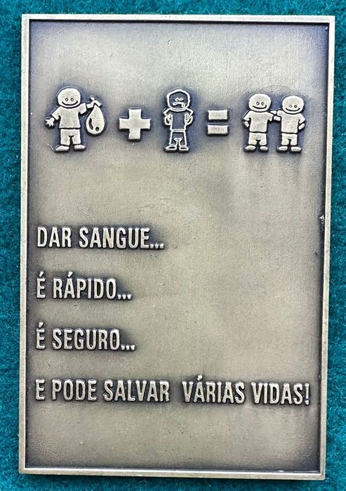 Medalha comemorativa em bronze