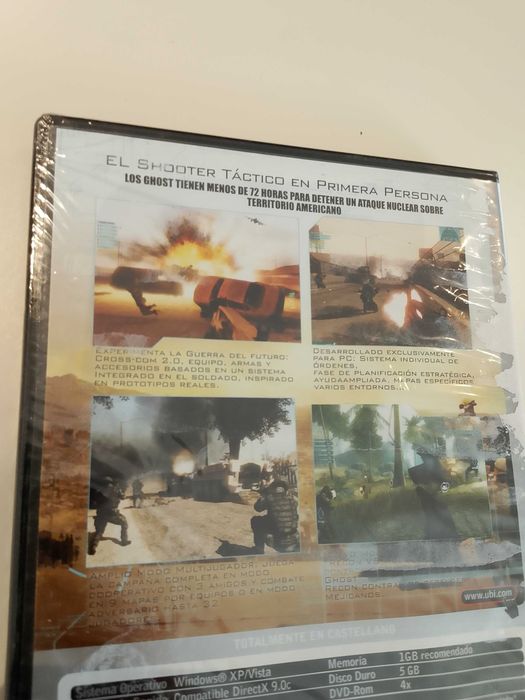 Ghost Recon 2 AW PC UBISOFT wydanie 2007 Hiszpania Madryt Folia org