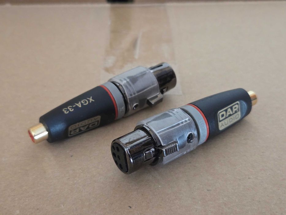przejściówka/ adapter xlr-rca - DAB Audio