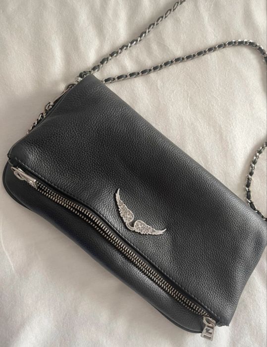 Mala Zadig & Voltaire preta Rock Clutch