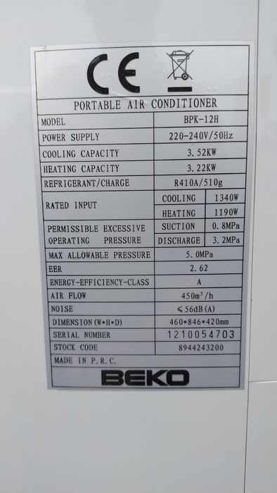 Klimatyzator Beko BPH-12H