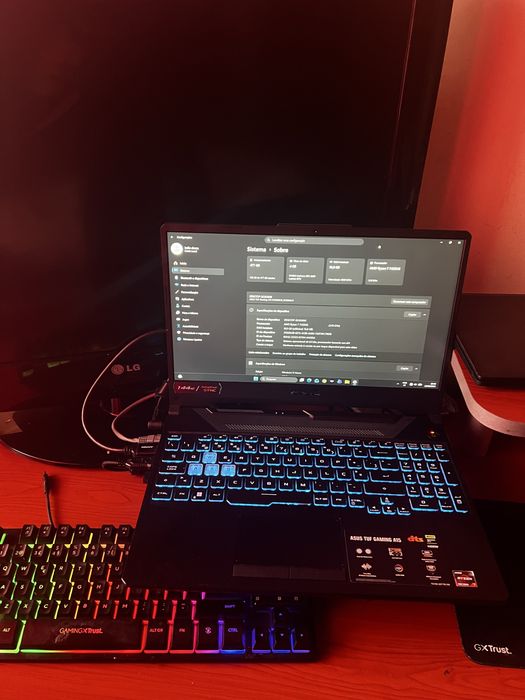 asus tuf gaming a15 gaming  performance   rtx 3050 16gb ram  ssd  ideal para gaming, estudos, trabalho e edição