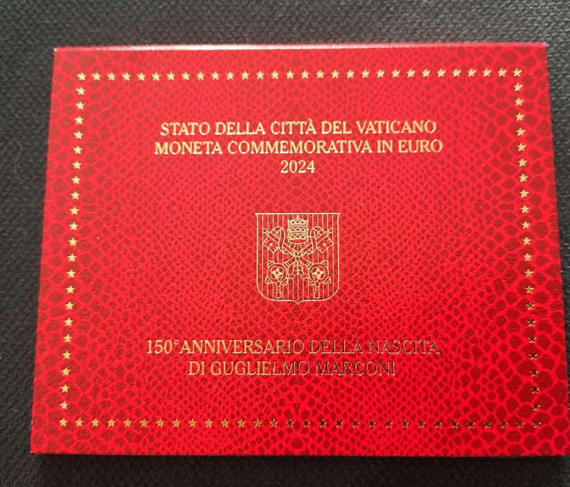 Vaticano 2024 - Moeda coincard Guglielmo Marconi