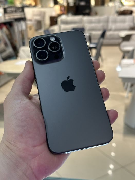 iPhone 15 Pro Max 256Gb black   e- сім 100% батарея