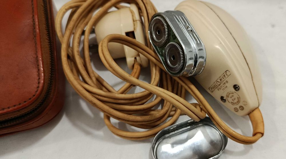 Máquina de barbear Philips Philishave, vintage
