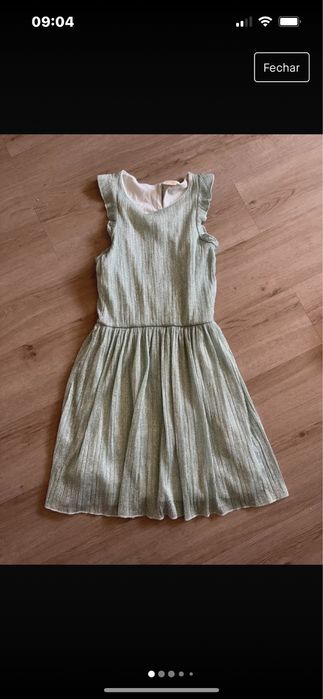 Vestido brilho zara